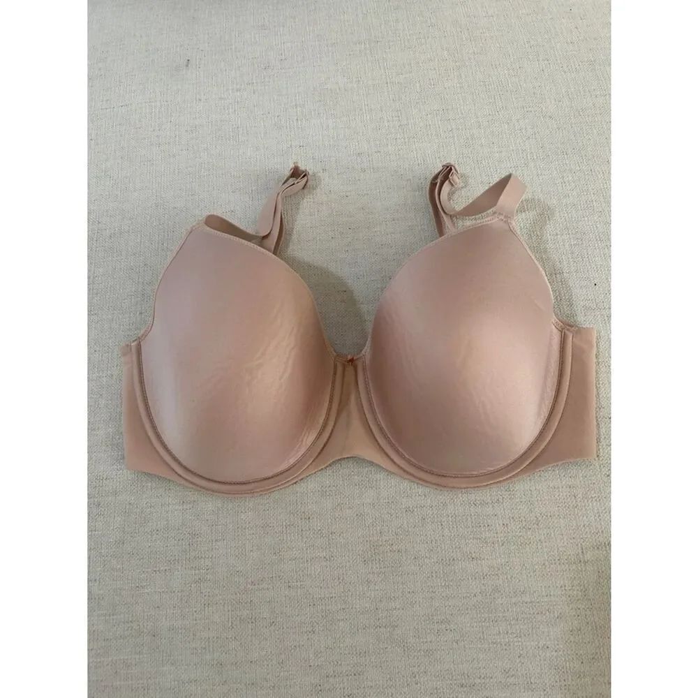 Chantelle full coverage underwire bra, beige, Size 34DDD, NWOT Sample